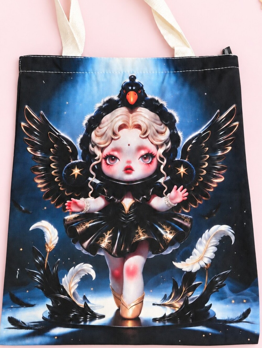 ♟️Black Angel Tote